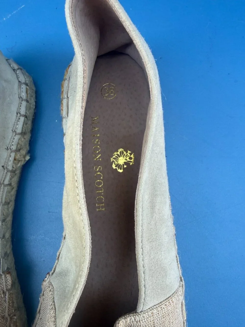 Scotch & Soda Maison Scotch Beige Espadrilles Size 38 (Size 6 US)